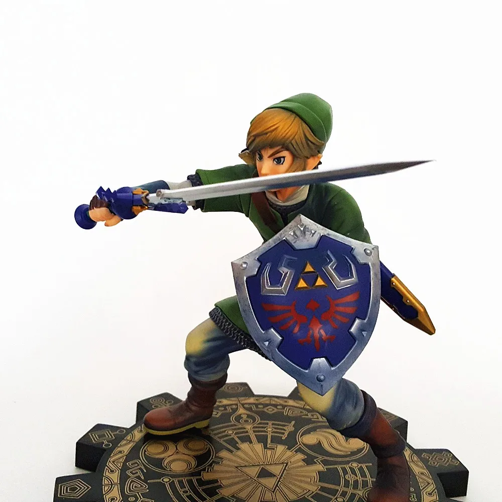 Zelda Link Skyward Sword ПВХ фигурка игрушки Аниме игра Zelda Link Статуэтка 1/7 Коллекционная модель игрушки для Рождественский подарок
