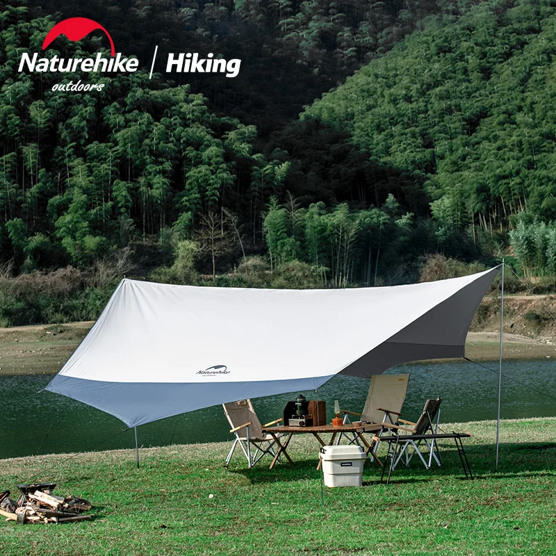 Палатка Naturehike компактная Ультралегкая с серебряным покрытием тент уличный для