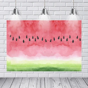 

Photography Watermelon Background Summer Painting Fruit Party Backdrop Decor Photocall Photophone Photo Studio Prop