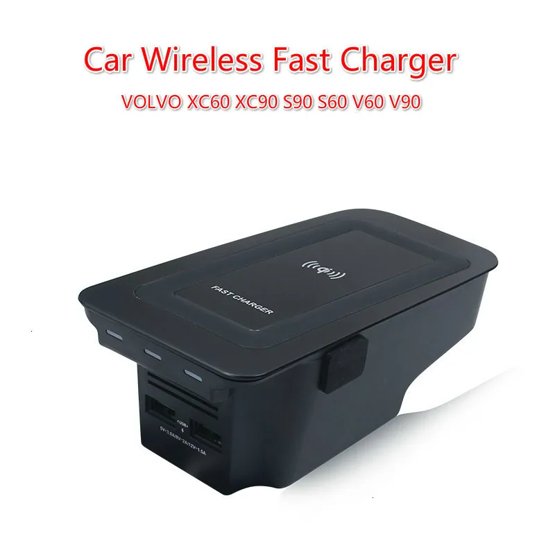 

NEW Car Wireless Charger For Volvo XC90 XC60 S90 V90 2018 2019 Special Mobile Phone Charging Plate Car Accessories V60 2020 S60