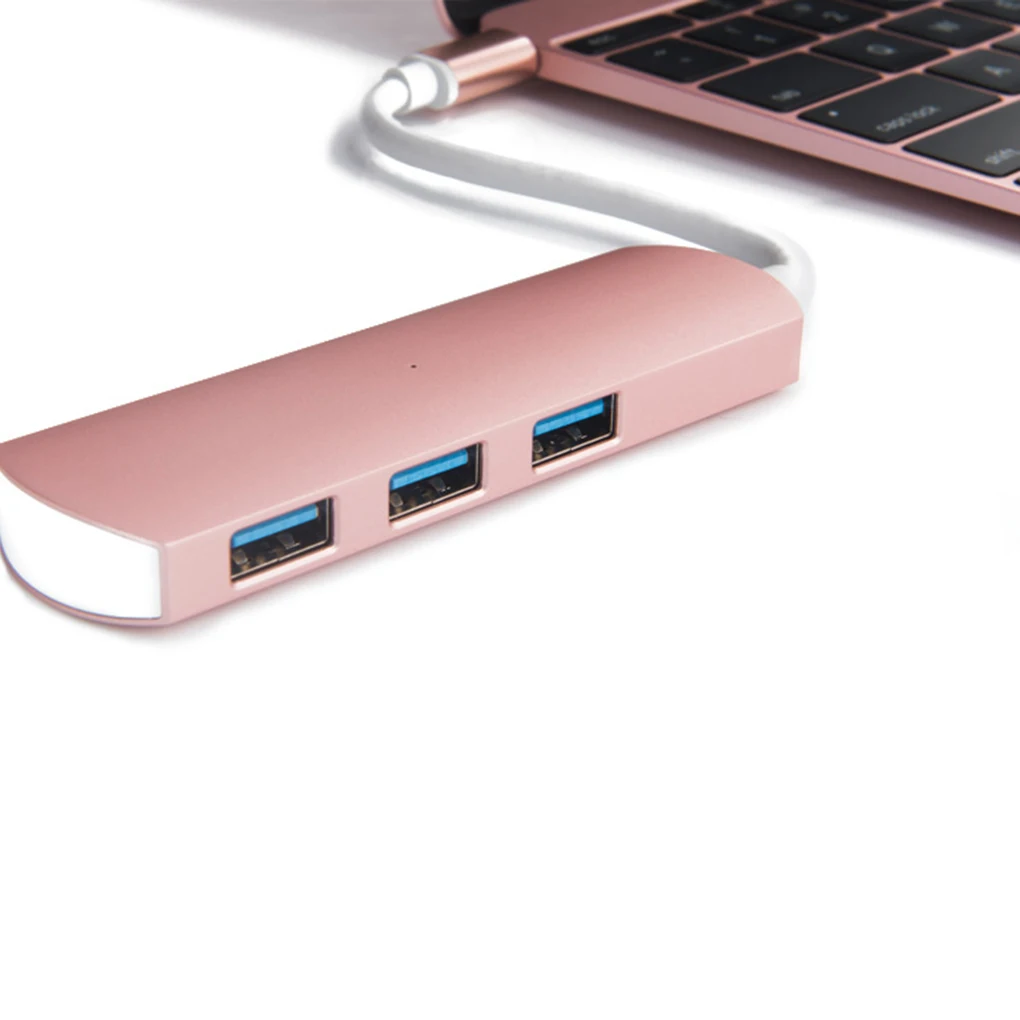 3-Порты и разъёмы USB 3,0 Ultra Slim центр данных подходит для Macbook/Mac Pro/mini/iMac/Surface Pro TYPE-C удлинитель для головок