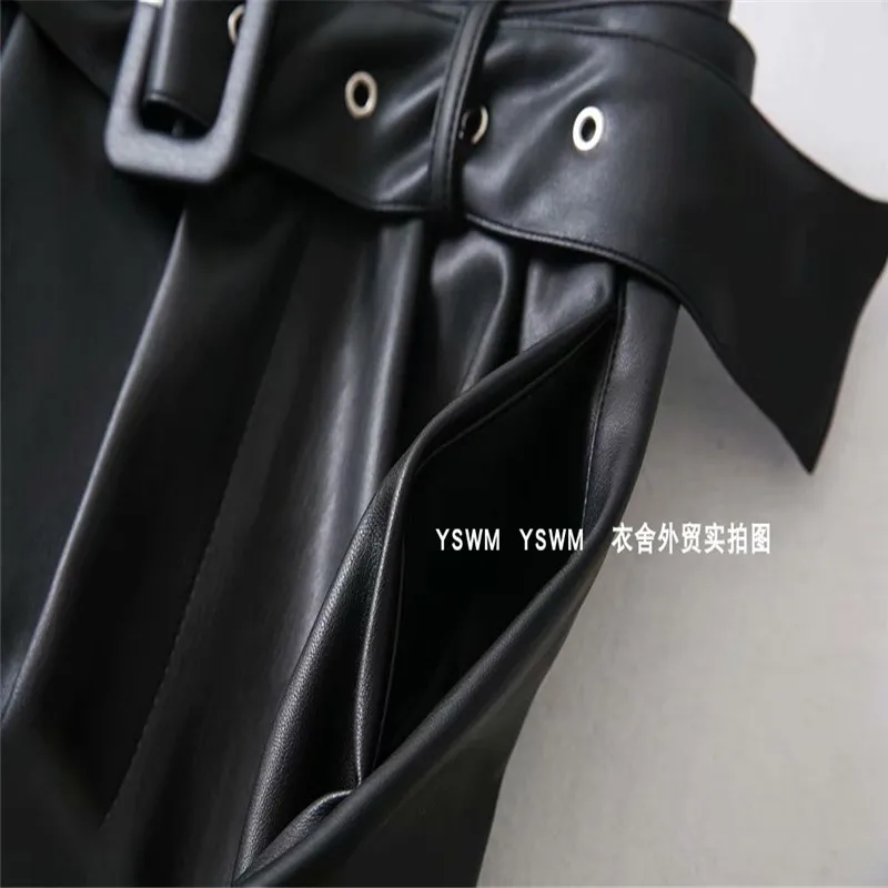 Рисунок 4 - Женские шорты с высокой талией из искусственной кожи