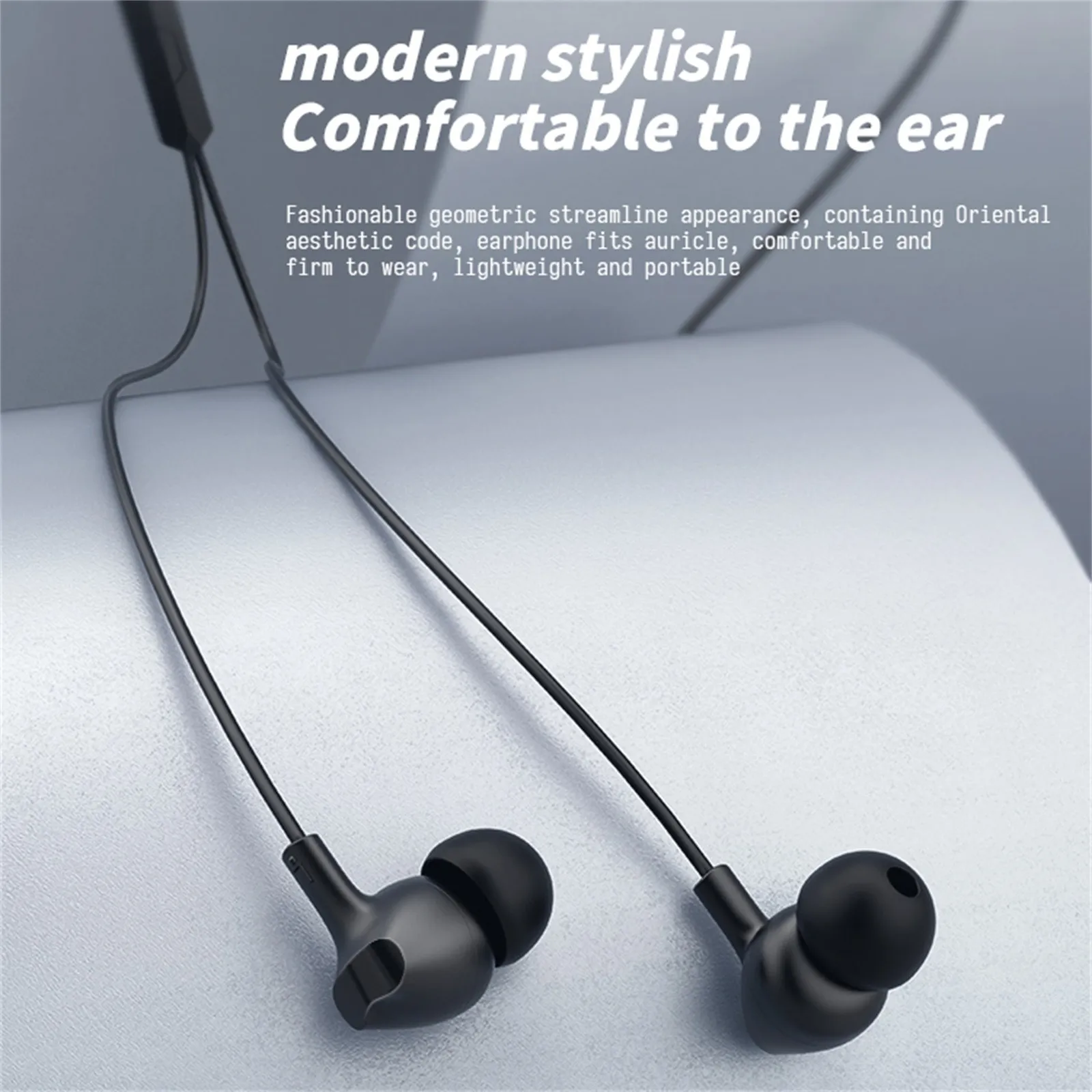 Universal 3.5mm Earphones Wired Headphones With Mic In-Ear Stereo Earbuds 1.2m Sports Gaming Headset For iPone Samsung Xiaomi |