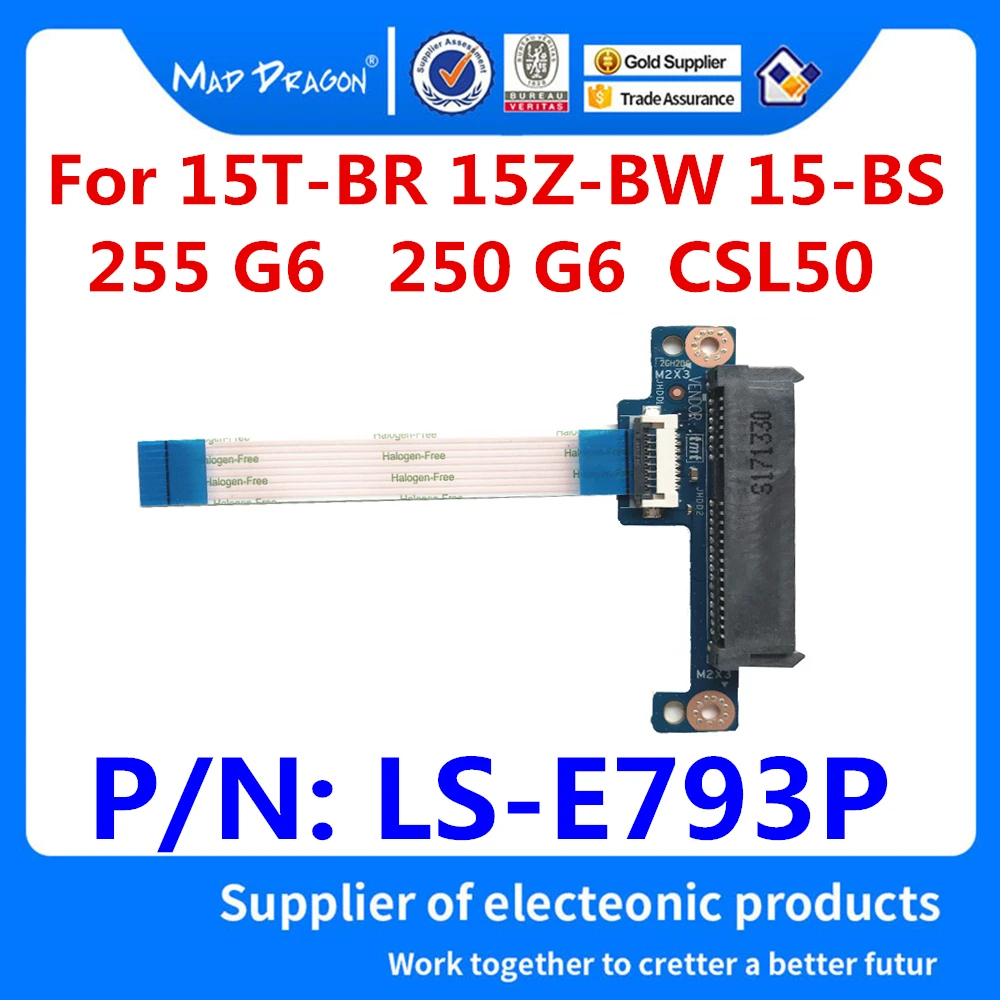 new HDD Connector Flex Cable For HP 15T-BR 15Z-BW 15-BS 255 G6 250 laptop SATA Hard Drive SSD Adapter borad CSL50 LS-E793P | Компьютеры и