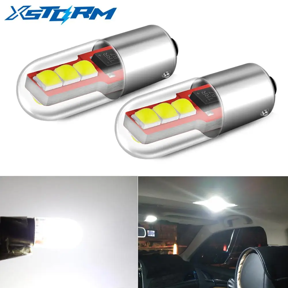 

Внутренняя купольная лампа для чтения BA9S, BAX9S, H21W, BAY9S, H6W, T4W, T11, светодиодная лампа Canbus Габаритные фонари для автомобиля, белого цвета, 12 В, 6000 К, 2 шт.