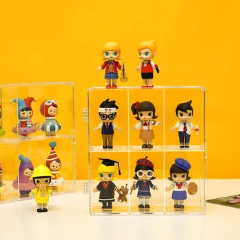 

Bubble Matt display box Jasmine Molly shelves Matt doll popomart blind box handle box free shipping