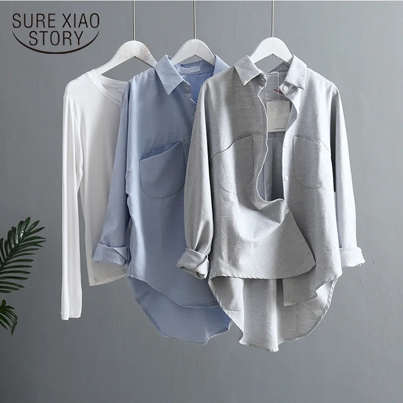

Vintage Women Shirts Blusas Roupa 2019 Spring Women Summer Blouse Korean Long Sleeve Womens Tops and Blouses Female Tops 6658 50
