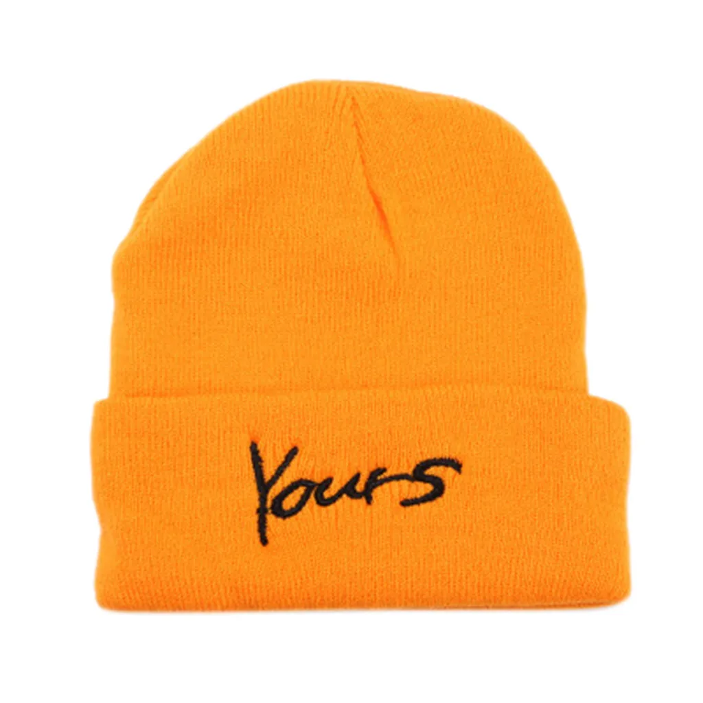 Womail шапка зимняя унисекс модная ваша вышивка сохраняет тепло хип хоп casquette Повседневная Уличная Удобная вязаная колпачок из шерсти