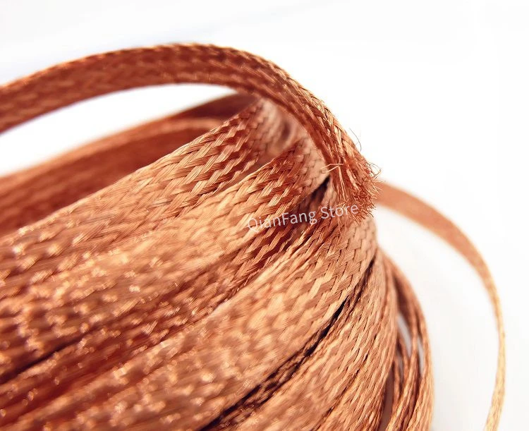 6 мм луженая медная плетеная втулка металлическая оболочка защита от помех