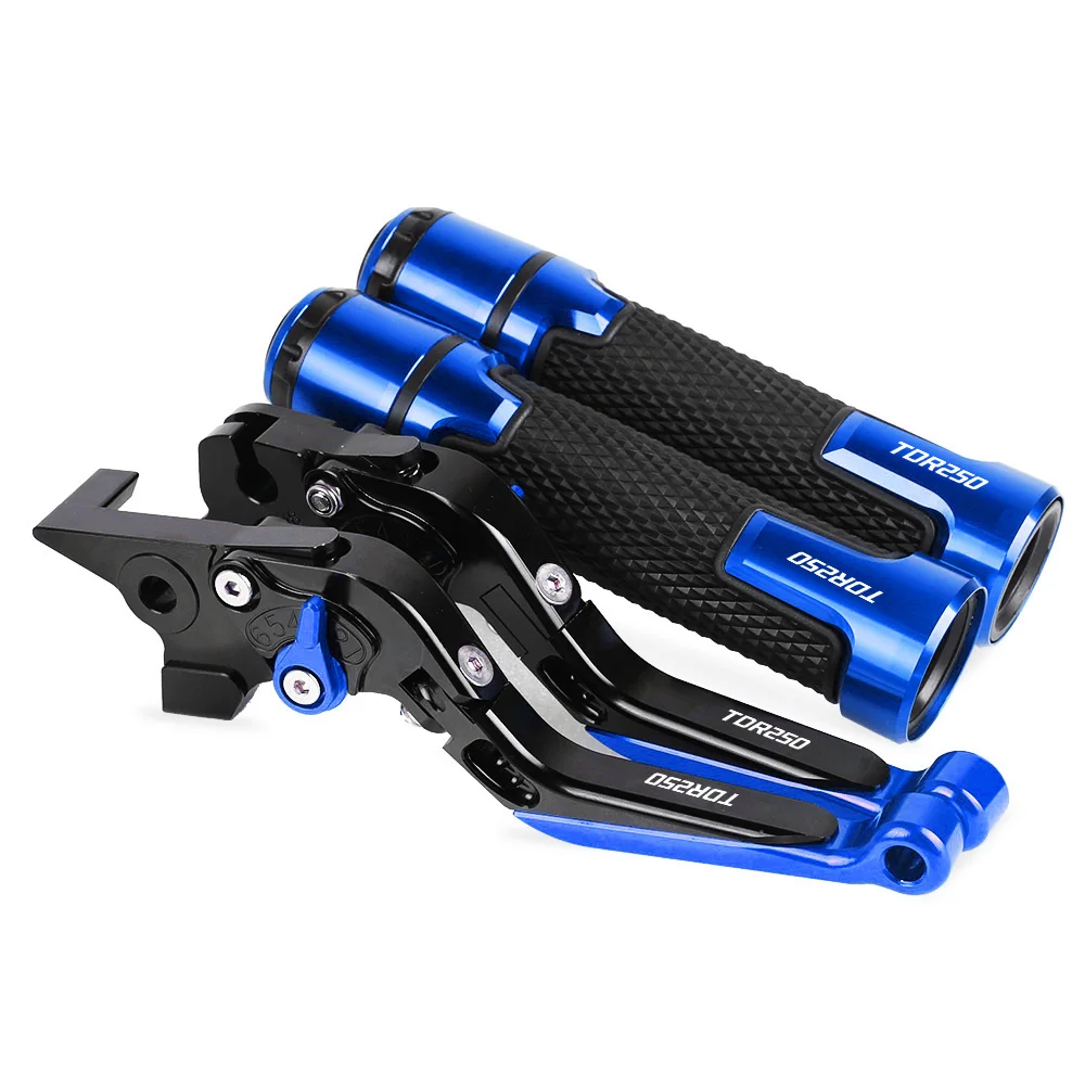 TDR250 Motorcycle CNC Brake Clutch Levers Handlebar knobs Handle Hand Grip Ends FOR YAMAHA 1988 1989 1990 1991 1992 | Автомобили и
