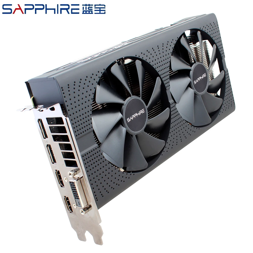 Б/у оригинальная SAPPHIRE Radeon AMD GA Rx 570 4G 256bit GDDR5 PC настольная игровая графическая видеокарта NITRO