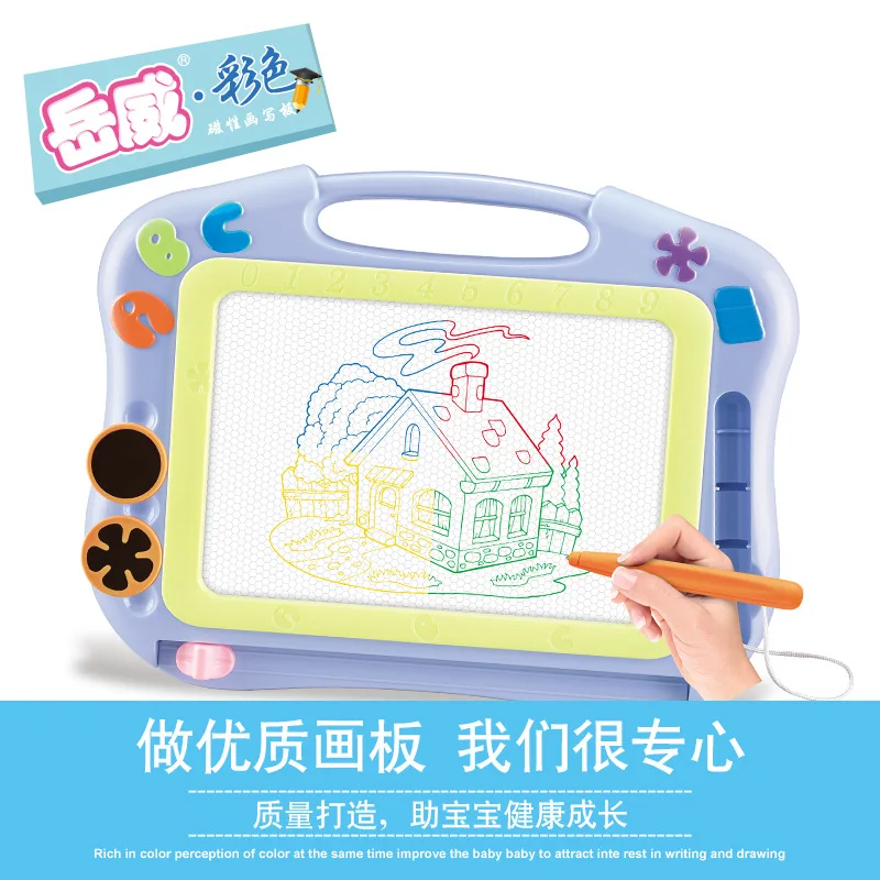 

Macarons Children'S Educational Color Magnetic Drawing Board Doing Homework Draw Takes Stamp Baby Science Learning Toy