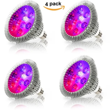

27W LED Grow Light Bulb Full Spectrum Grow Lights for Indoor Plants, Grow Lamp, Plant Lights for Hydroponics Indoor Plants Veg
