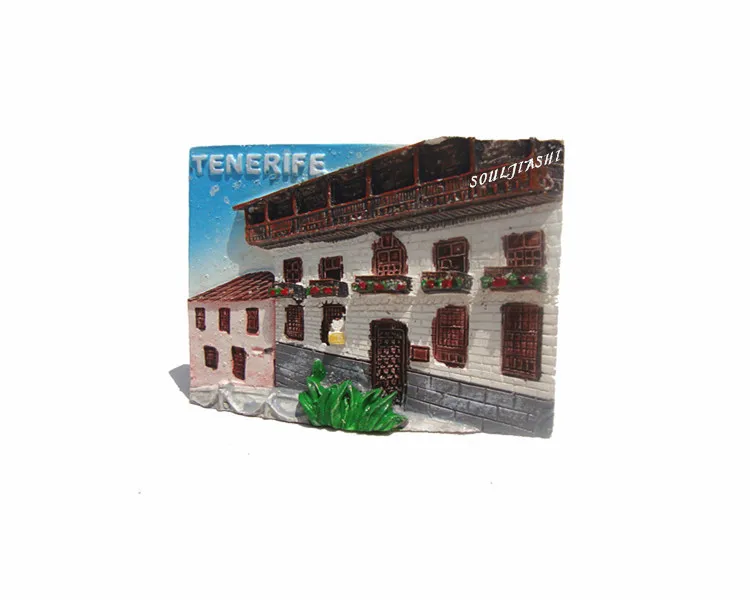 

Spain Souvenirs Tenerife Island Resin Fridge Magnet Message Post Sticker Home Decoration
