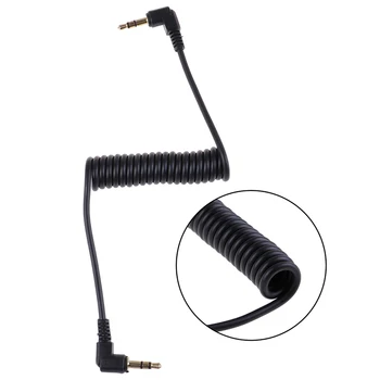 

Coiled Audio Cable Jack Right Angle 90 Degree 3.5mm Aux M/ M Cable For Mobile Car Line MP4 Player 3.5 mm AUX Cord Cable