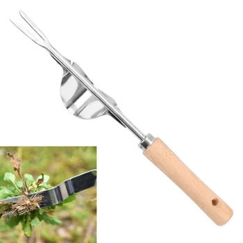 

Digging Puller Weeding Tool Seedling Transplanter Stainless Steel Weeder