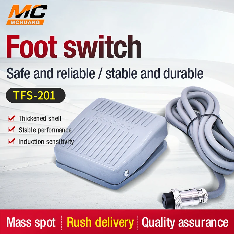 MChuang TFS-201Special foot switch for marking machine with aviation plug 2 holes and 3 holes optional