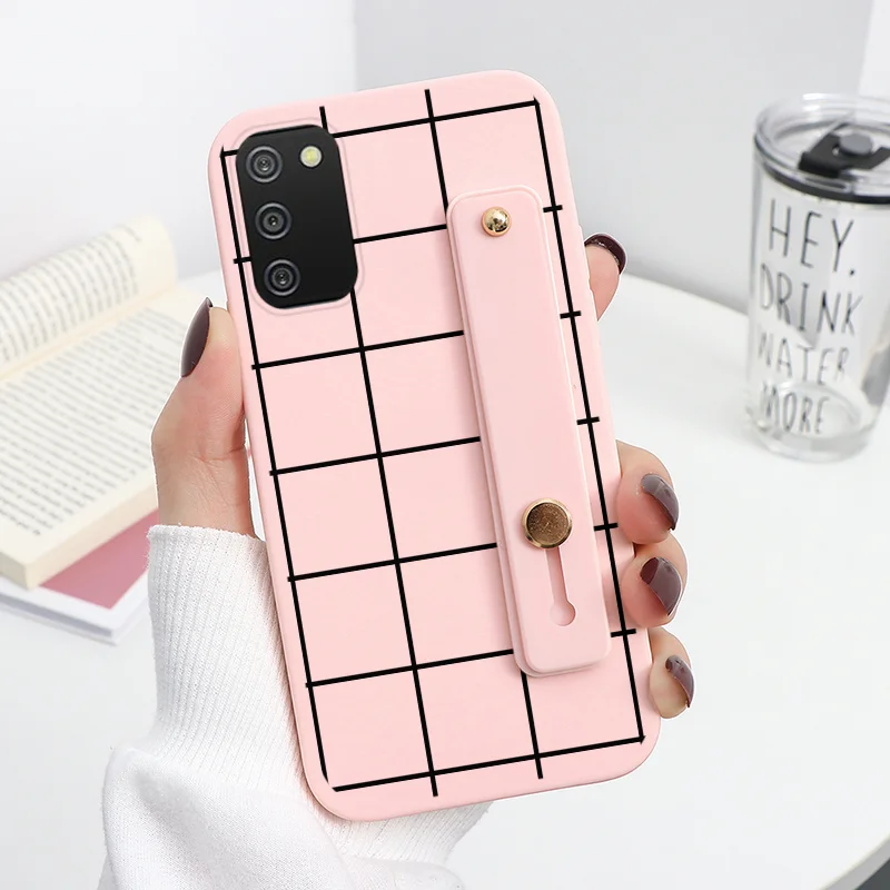 silicone case samsung Dây Đeo Cổ Tay Silicone Mềm Khủng Long Dễ Thương Trường Hợp Dành Cho Samsung Galaxy Samsung Galaxy A02s Một 02 S Ao2s Tay Giá Đỡ Đứng Dành Cho một 02 S 6.5" silicone cover with s pen Cases For Samsung