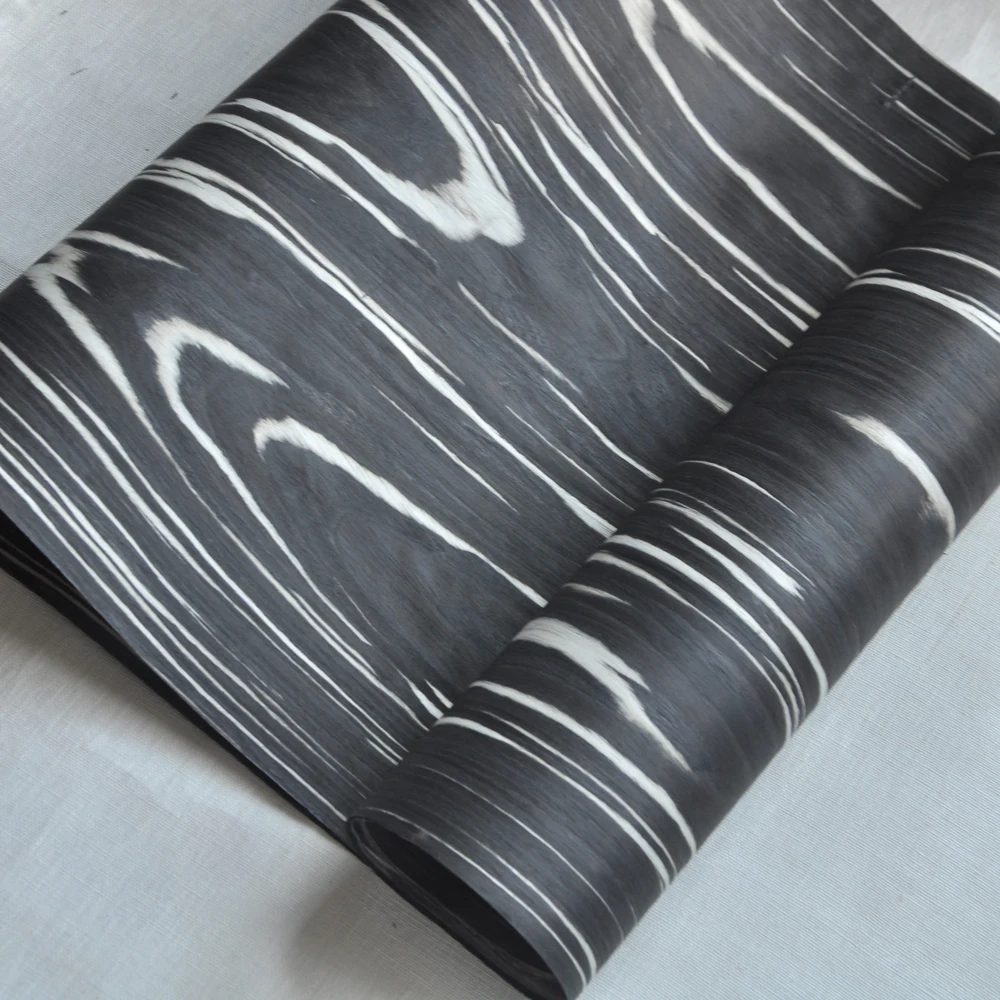 New Design Special Black Buttery Engineered Wood Veneers size 250x58CM Boat Decking Guitar