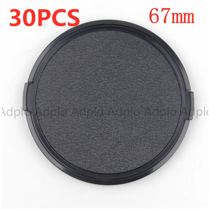 67mm 30 шт./лот 27 30 30,5 34 мм 37 мм 39 40,5 43 46 49 52 55 58 62 67 72 77 95 105 мм объектив защитная крышка объектива передний Кепки для canon nikon - Цвет: 67mm