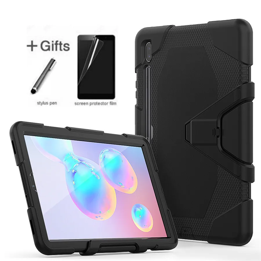 Для samsung Galaxy Tab S6 10,5 T860 T865 Funda Tablet противоударный жесткий чехол военный сверхпрочный Силиконовый прочный Чехол-подставка
