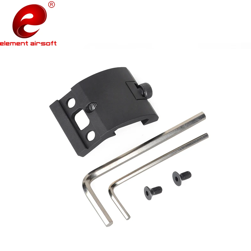 Черный Фонарик Element Mount с M600C и M300A Softair Picatinny Rail оружейный аксессуар охотничий точечный страйкбольный винтовочный светильник EX263 - Цвет: Черный