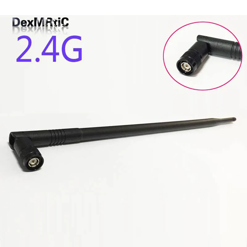 10 шт. Wifi антенна 2,4 ГГц 10dbi с высоким коэффициентом усиления Omni антенна с RP tnc-коннектор Вилка Складная 40 см длинная Новая
