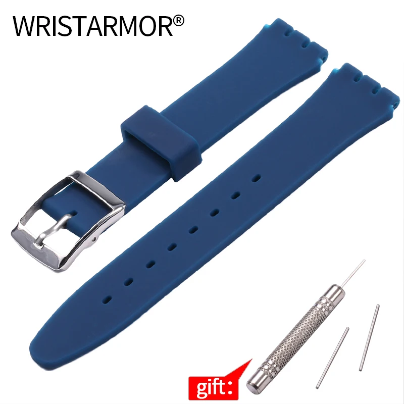 Waterproof Silicone Watch Strap with Tool Kit - Durable Rubber Wristband Accessory