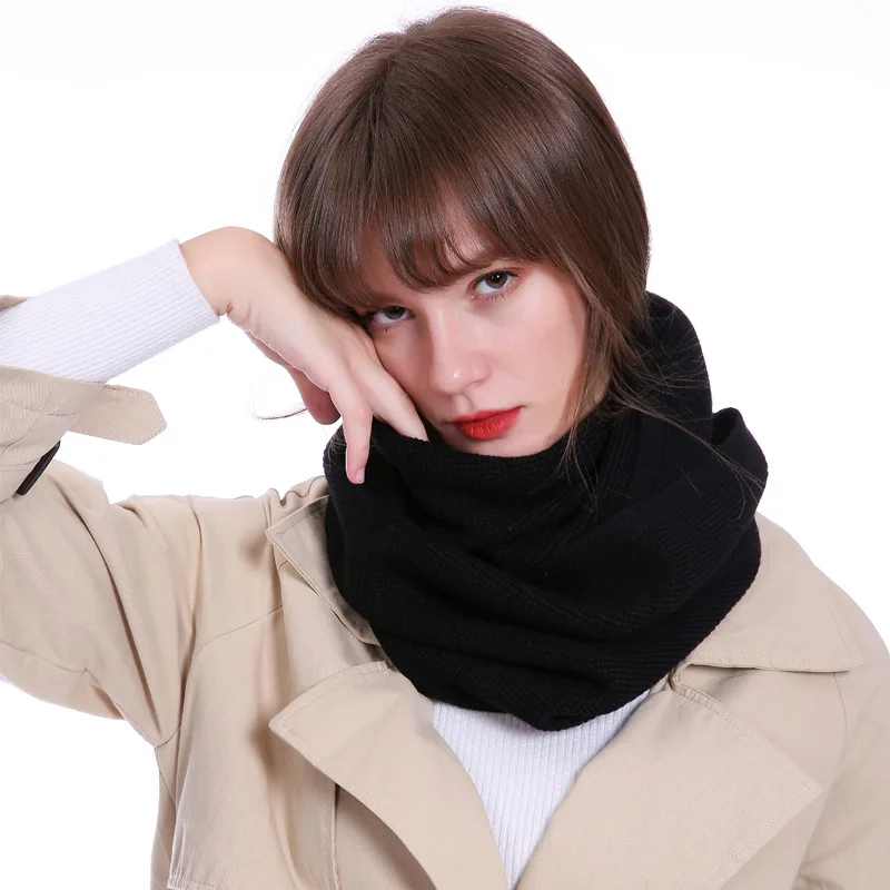 Europe And America Hot Sales New Style Classic Versatile Solid Color Knit England Trend Of Fashion Scarf