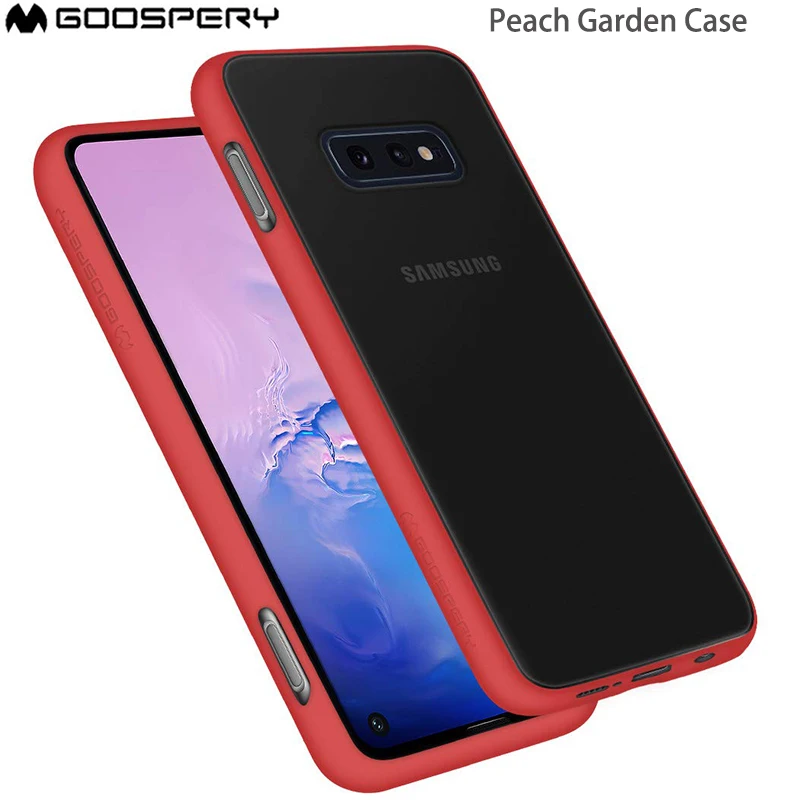 Mercury Goospery Peach Garden Bumper Matt finished Hybrid Protective Slim Case for Samsung