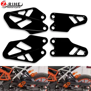 

Motorcycle Aluminum Accessories Front And Rear Heel Protective Cover Guard Set Motorbike FOR KTM DUKE 125 125DUKE 2017 2018 2019