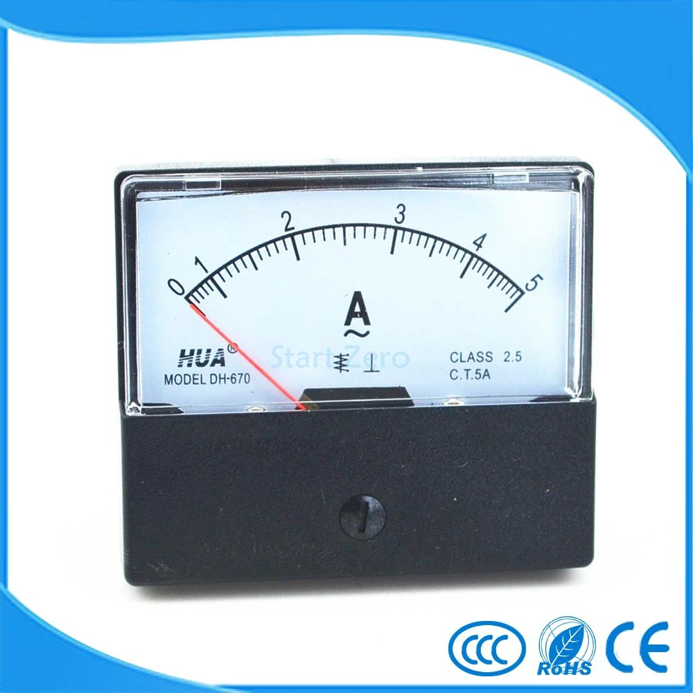 CHUN-Accessory AC 0-300V Analog Panel Meter voltmeter Gauge DH-670 CHUN-Accessory AC 0-300V Analog Panel Meter voltmeter Gauge DH-670