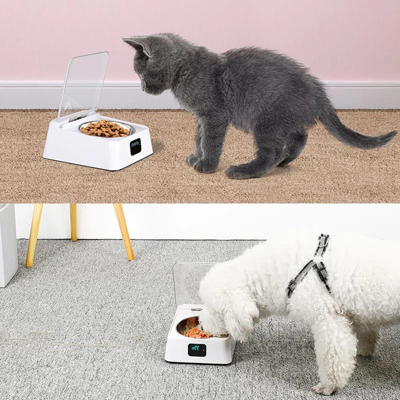 Автокормушка для домашних животных умный автоматический дозатор корма для домашних животных с инфракрасным Индукционным для собак, кошек, интеллигентая(ый) чаша дозатор для домашних животных