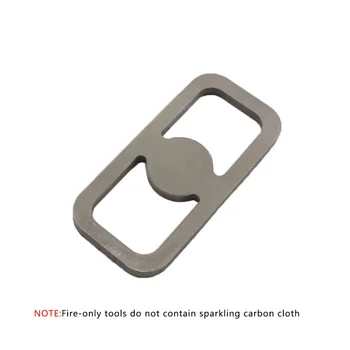 

Outdoor Tool Emergency Fire Starter Flint Match Metal Lighter Camping Hiking Instant Survival Durable Accessory'