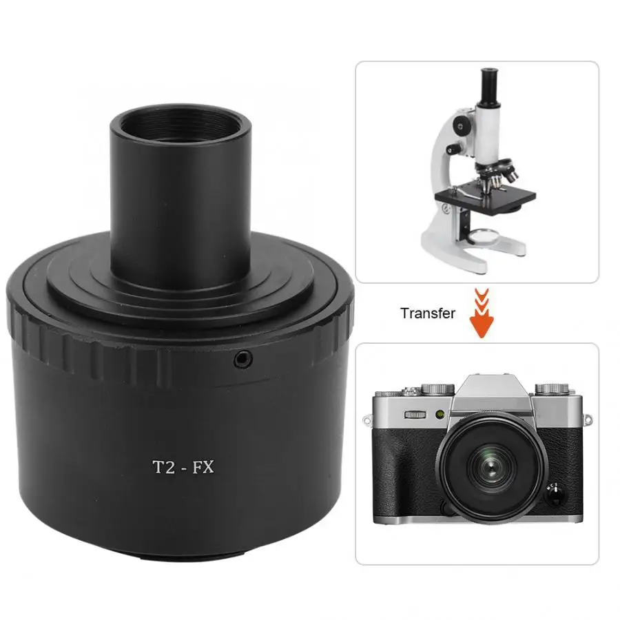 T2-FX металлическое переходное кольцо для 23,2 мм Т-образного крепления микроскопа для Fuji FX крепления SLR камеры аксессуары