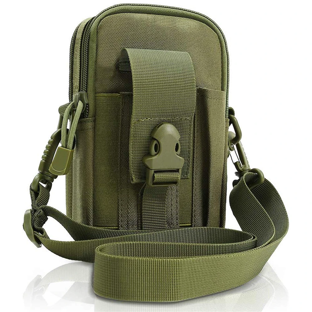 Тактический Molle Чехол для мужчин EDC поясная сумка для телефона сумка-Органайзер для инструментов охотничья сумка с плечевым ремнем+ нейлоновый карабин