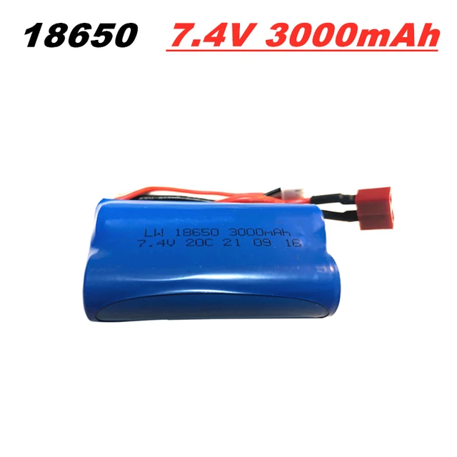 1-2PCS 7.4V 18650 lithium ion rechargeable battery pack Li-ion cell 2500mah  XH for speaker audio amplifier led light