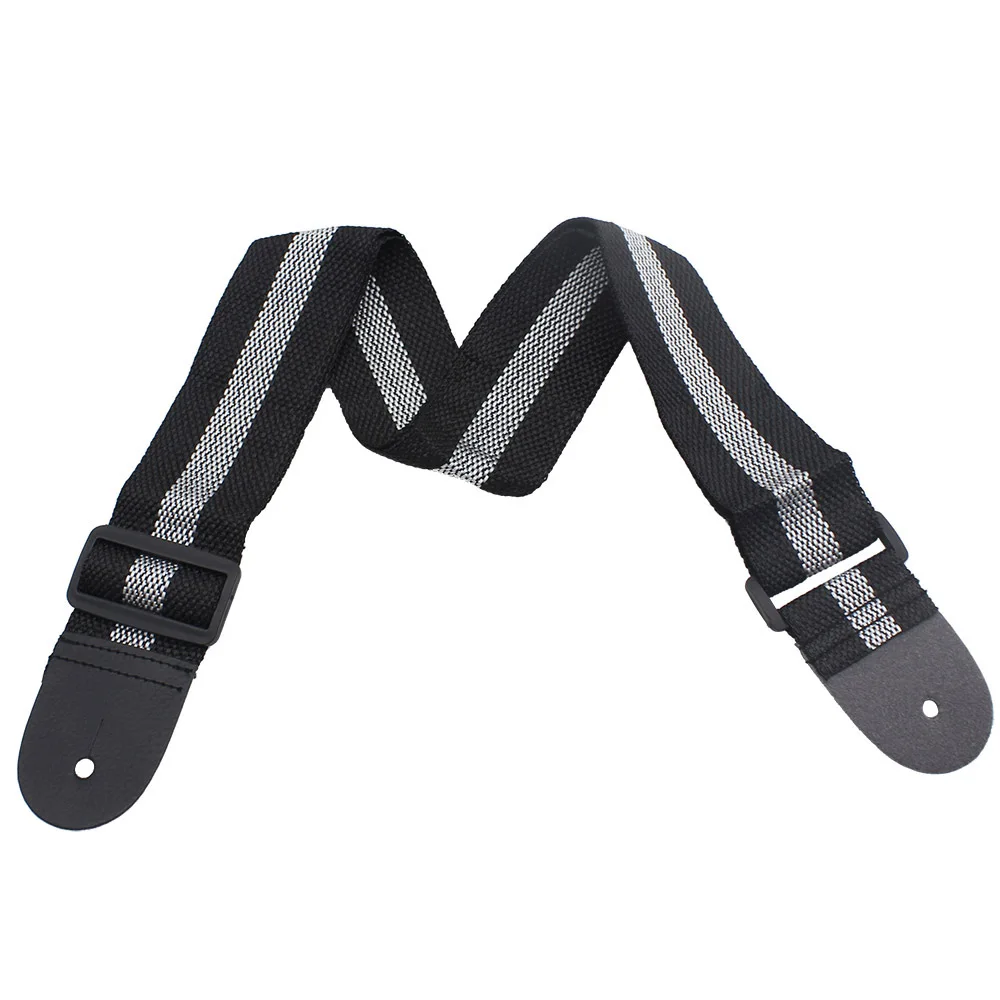 Universal-Gitarren gurt Verstellbarer Nylon-Schulter gurt für akustische klassische E-Gitarren-Bassgitarren teile und Zubehör – Detail 4