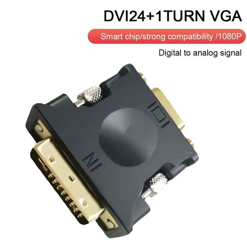 Адаптер DVI 24 + 1 на VGA 1080P HD графическая карта Поддержка Vista/Win10/Win8/Win7/XP/Linux |