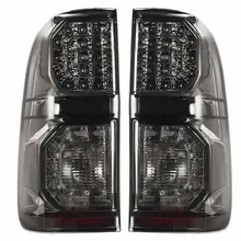 1 пара светодиодный задний фонарь для Toyota hilux vigo Пикап задний угловой тормозной сигнал противотуманная фара стоп-сигнал Копченый 2012