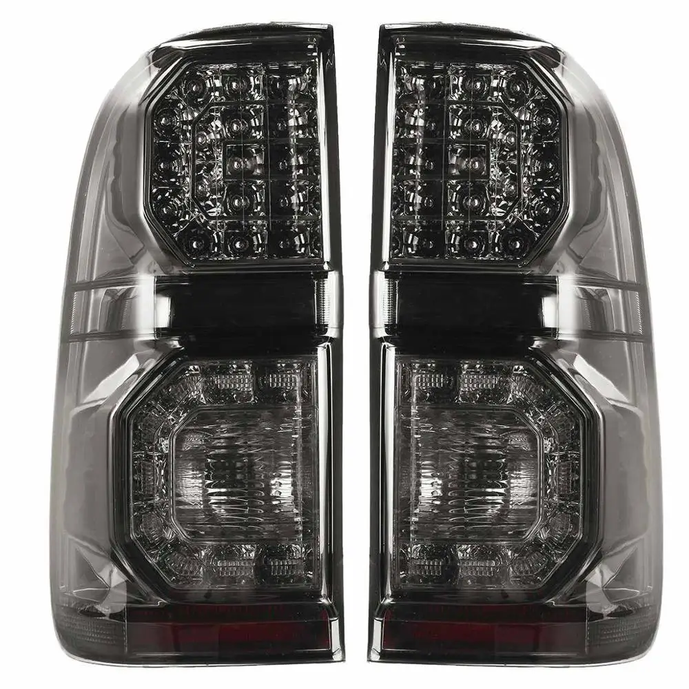 

1 pair LED Taillight For Toyota hilux vigo Pickup Tail Light Rear Corner Brake signal fog light lamp Stop light Smoked 2012