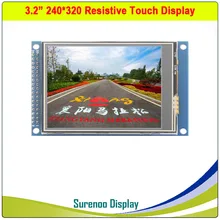 3.2 cal 240*320 TFT wyświetlacz z modułem lcd z panelem dotykowym napęd IC ILI9341 XPT2046 PCB Adpater interfejs równoległy
