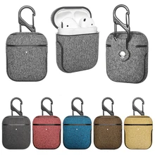 Бизнес-чехол для Apple Airpods, чехол для наушников, аксессуары, беспроводная Крышка bluetooth, искусственная кожа для iphone Airpods 2, сумка
