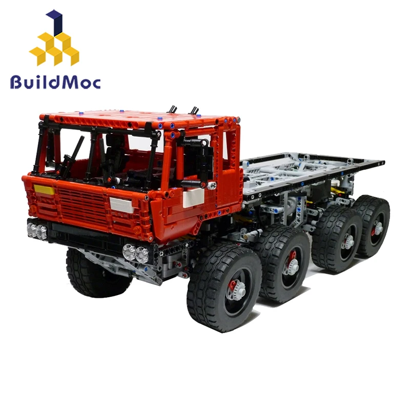 

Buildmoc 23012 2839Pcs Technic Series The Arakawa Moc Tow Truck Tatra 813 Educational Building Blocks Bricks Toy Free shipping