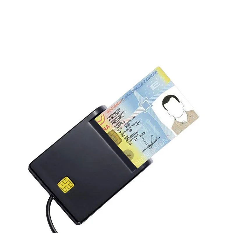 Тип C считыватель смарт-карт общий доступ CAC кардридер для Sim/ATM/IC ID карт B88 |