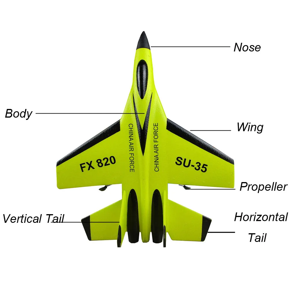 FX803 RC Plane Toys EPP Foam Electric 2 CH Z51 Z50 RTF Radio Remote Control SU-35 Tail Pusher Quadcopter Glider Aircraft Model FX803 RC Plane Toys EPP Foam Electric 2 CH Z51 Z50 RTF Radio Remote Control SU-35 Tail Pusher Quadcopter Glider Aircraft Model