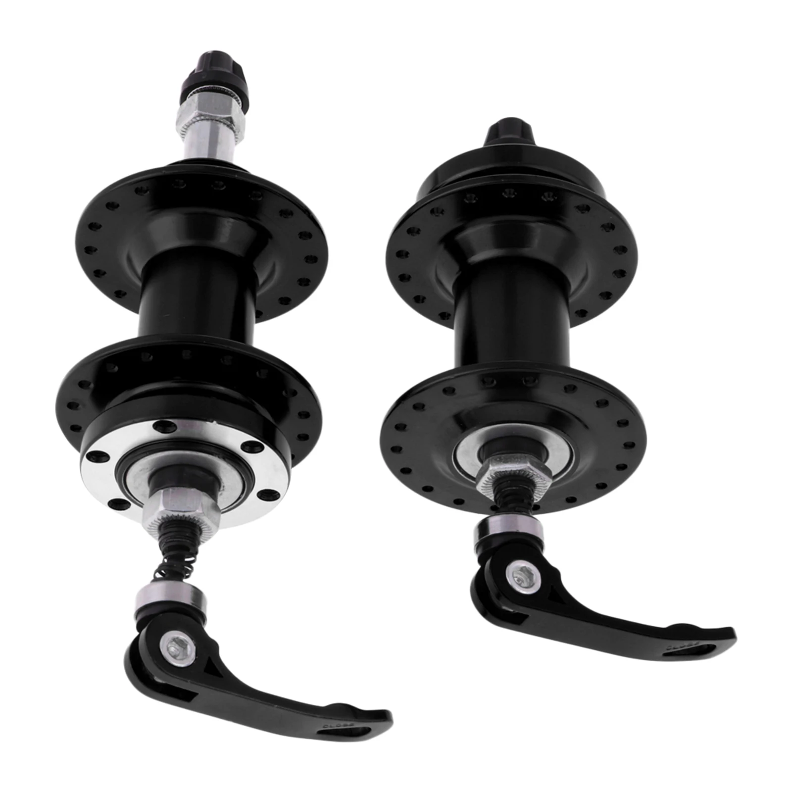 Bicycle Hubs Sealed Bearing MTB Mountain Bike Hubs Quick Release Set 36Holes Disc Brake QR Lever Skewers for 5 6 7 8 Speed