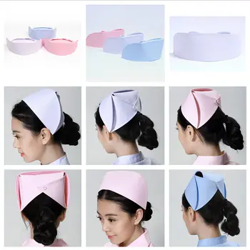 

Occupation Nurse Hat Medical Staff White Nurse Cap Female Nursing Medical Doctor Hat Hospital Dentist Work Caps Wholesale Cap