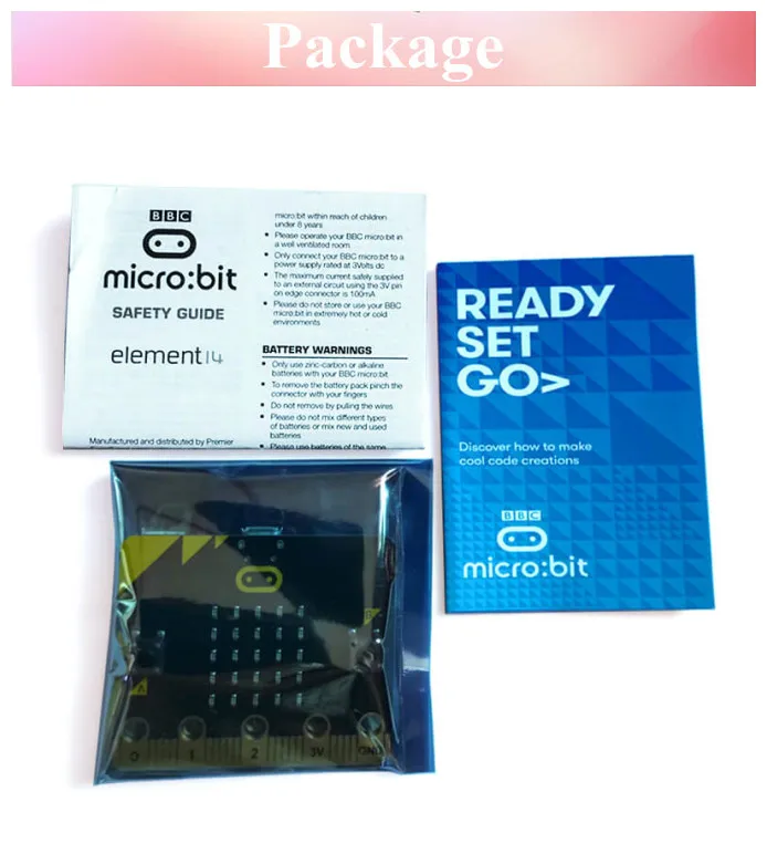 2 шт./лот BBC Micro: бит микро контроллер программируемый светодиодный микродолото доска Madecodes модули для детей программирования творческого обучения