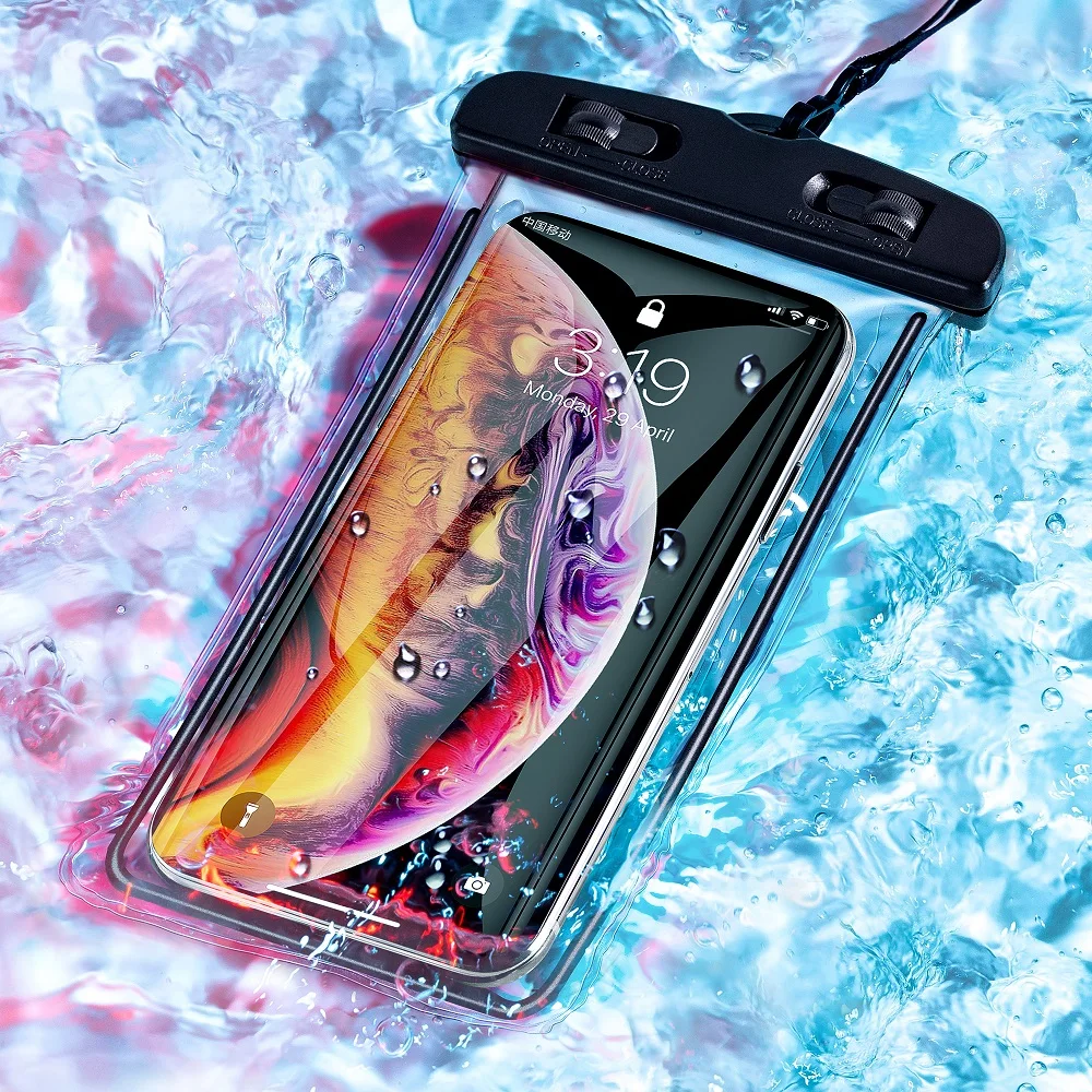 144.2руб. 32% СКИДКА|IP68 Универсальный Водонепроницаемый Чехол для IPhone XS Max XR X 8 7 6 Plus Samsung S10, водонепроницаемая сумка, мобильный телефон, защитный чехол|Сумки для телефона| | АлиЭкспресс